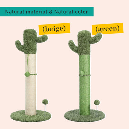 best Cute Cactus Pet Cat Tree Toy with Ball Scratching Post for Cat Kitten Climbing Mushroom Condo Protecting Furniture Fast Delivery Cute Cactus shop online at M2K Trends for Cute Cactus