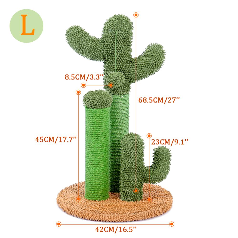 best Cute Cactus Pet Cat Tree Toy with Ball Scratching Post for Cat Kitten Climbing Mushroom Condo Protecting Furniture Fast Delivery Cute Cactus shop online at M2K Trends for Cute Cactus