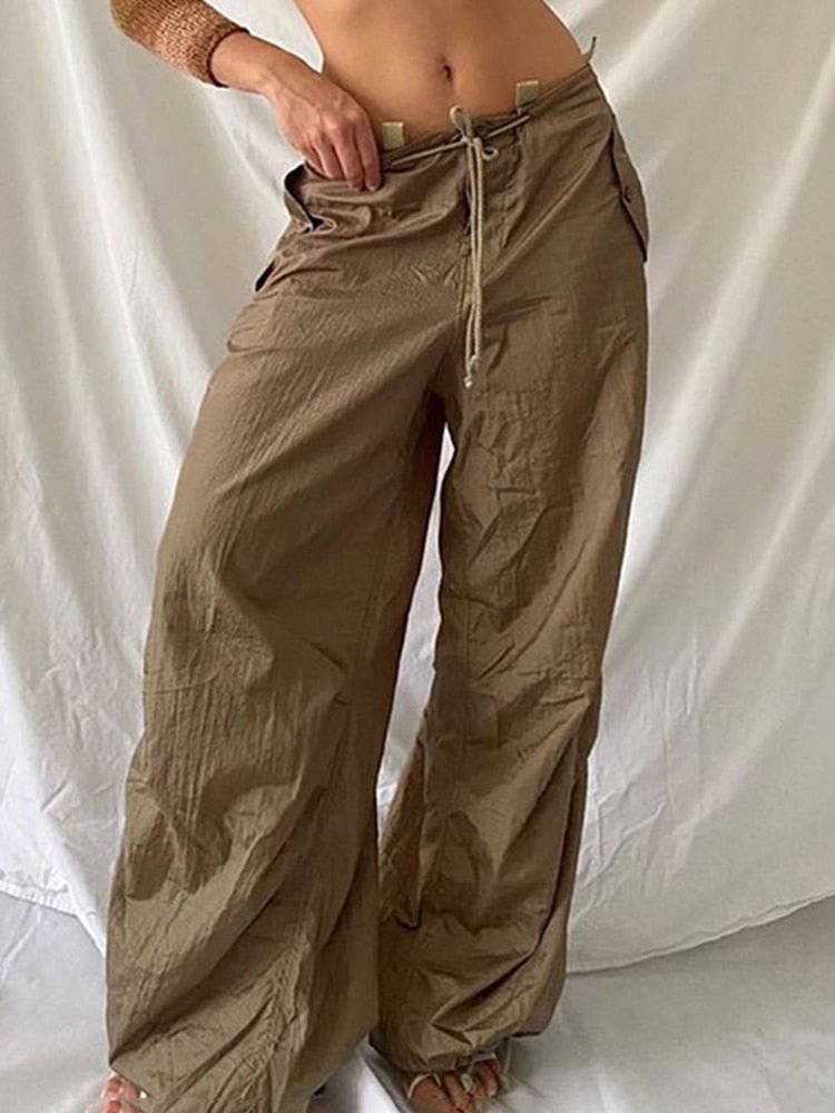 best Cuteandpsycho Streetwear Joggers Baggy Trousers Loose Wide Leg Women Punk Sweatpants Chic Solid Fashion Vintage Pants Casual Y2K 0 shop online at M2K Trends for