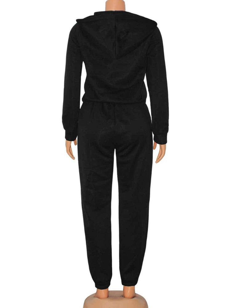 best DEEPTOWN Vintage Sweatsuit Set Korean Style Letter Print Sweatshirt Loose Sweatpants Women's Autumn Training Set 2 Piece shop online at M2K Trends for