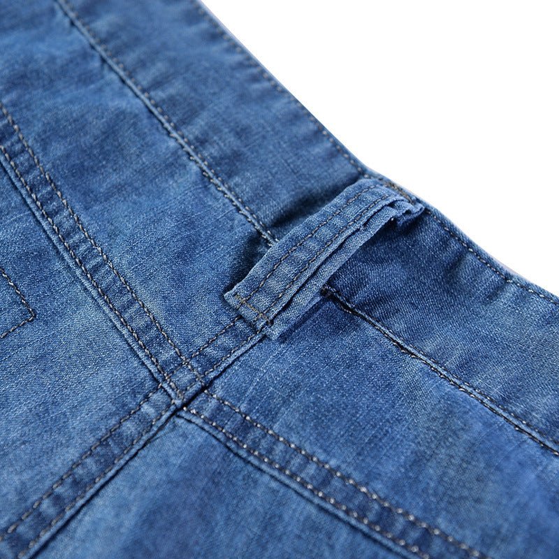 best Denim Cropped Jeans Loose Big Pocket Pants Clothing shop online at M2K Trends for men shorts