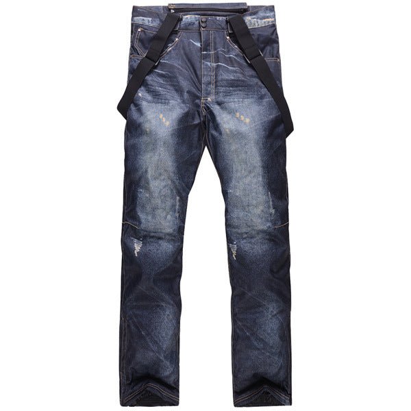 best Denim Ski Pants Men's Single-Board and Double-Board Ski Pants 0 shop online at M2K Trends for