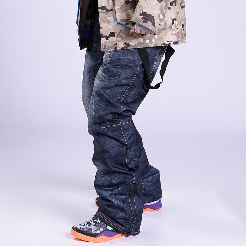 best Denim Ski Pants Men's Single-Board and Double-Board Ski Pants 0 shop online at M2K Trends for