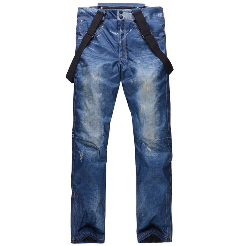 best Denim Ski Pants Men's Single-Board and Double-Board Ski Pants 0 shop online at M2K Trends for