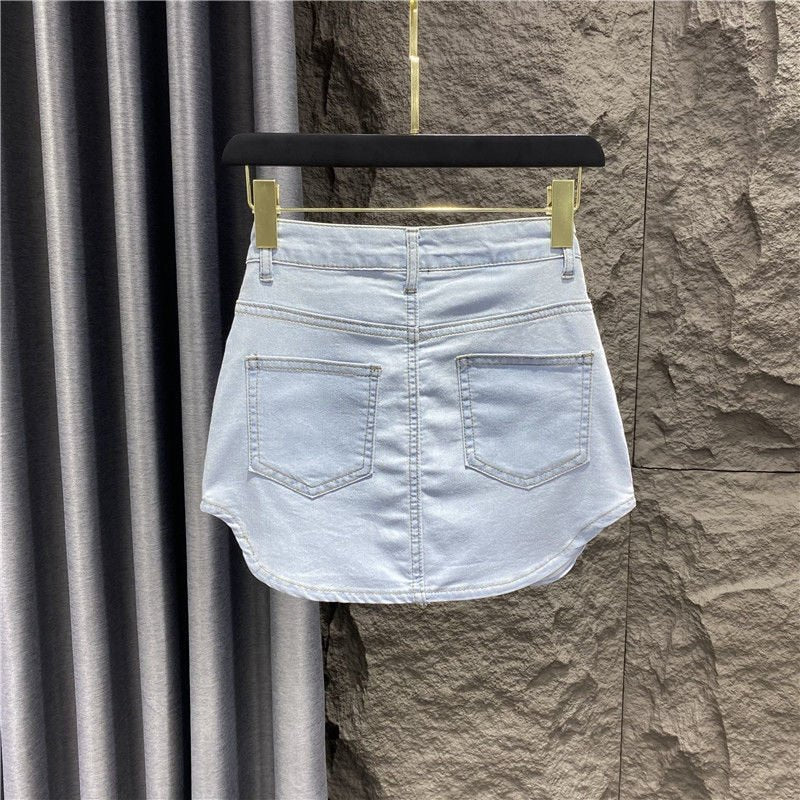 best Denim Skirts Shorts Girls Y2K Women Tops Short T Shirt Suit Summer Vintage Crop Cute Kawaii Clothing Clothes For Teens 0 shop online at M2K Trends for