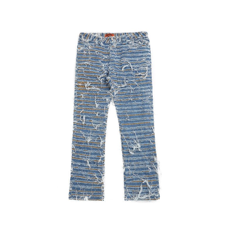 best Double Layer Jeans Loose Slim Men's Trousers 0 shop online at M2K Trends for