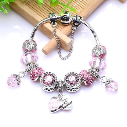 best Dripping Oil Double Love Bracelet Mother's Day Gift Bracelet Accessories shop online at M2K Trends for gift