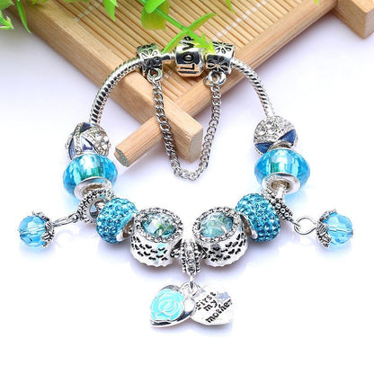 best Dripping Oil Double Love Bracelet Mother's Day Gift Bracelet Accessories shop online at M2K Trends for gift