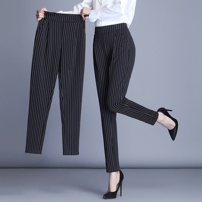 best Elastic Waist And Feet All-match Slimming Casual Professional Suit Pants 0 shop online at M2K Trends for