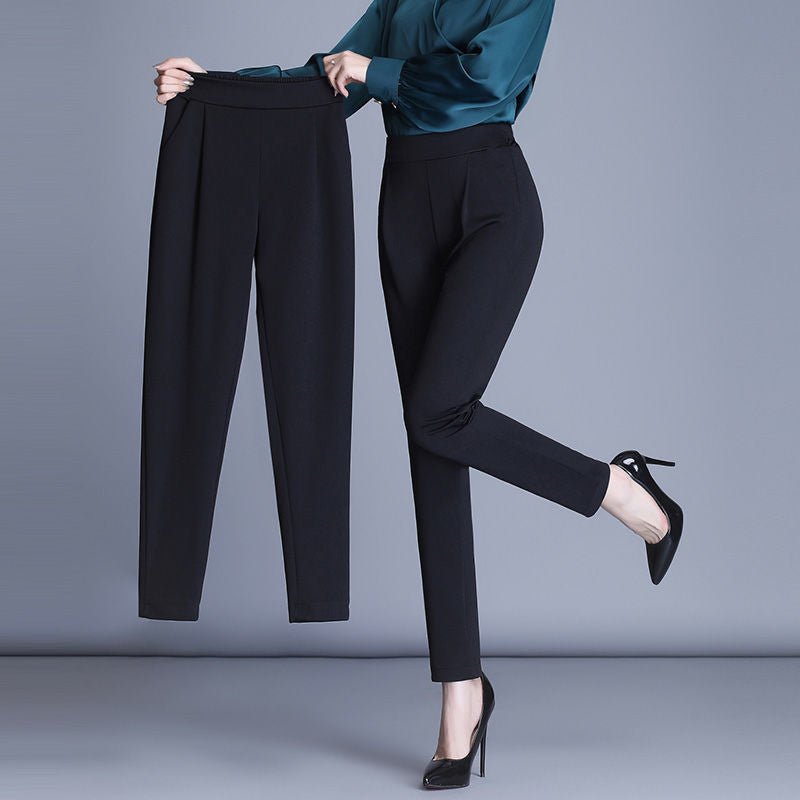 best Elastic Waist And Feet All-match Slimming Casual Professional Suit Pants 0 shop online at M2K Trends for