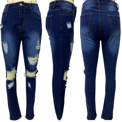 best Explosion style ripped denim women trousers Pants shop online at M2K Trends for