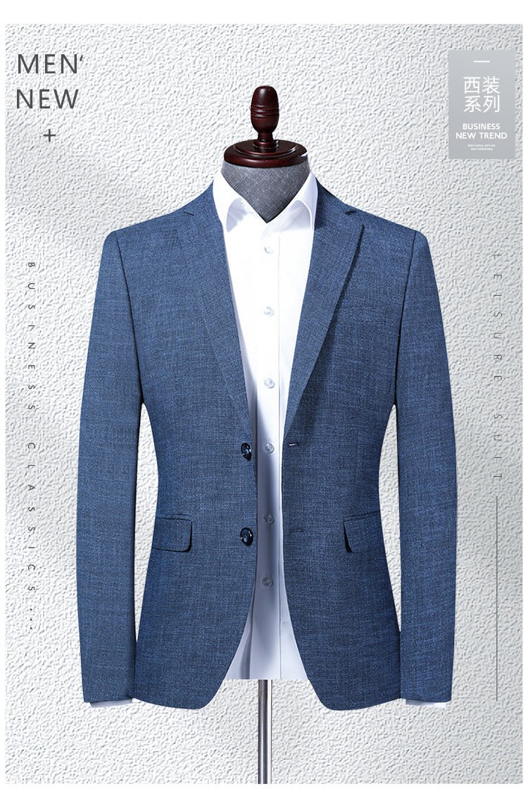 best factory custom wholesale M-XXXXL size Large version Gray blue one-piece blouse single row 2 buttons occupation men's suits Clothing shop online at M2K Trends for size Large version Gray blue one-piece blouse single row 2 buttons occupation men's suits