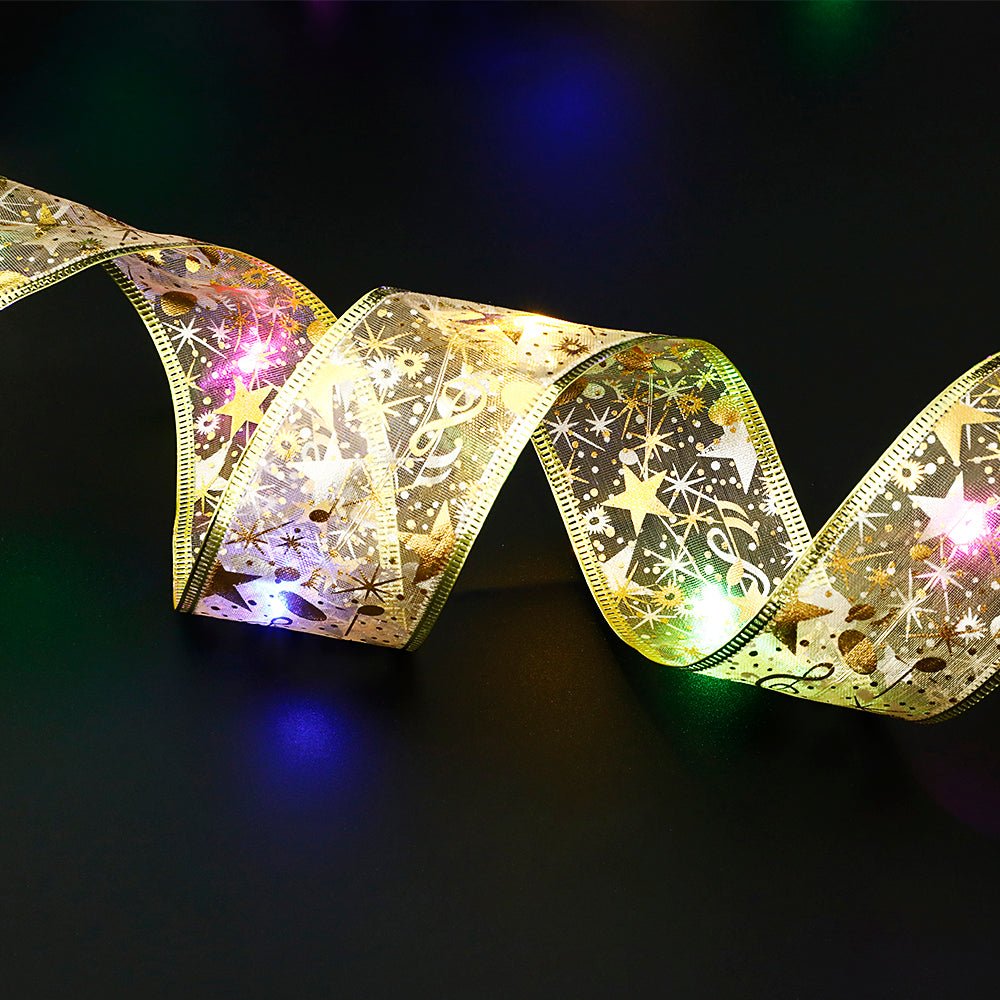 best Fairy Lights String Christmas Ribbon Bow Tie 0 shop online at M2K Trends for