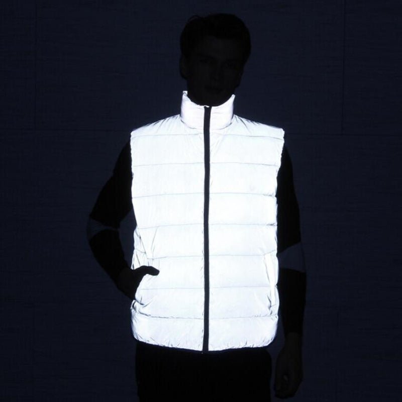 best Fall Winter Reflective Vest Mens Slim Coat Coat Plus Size Vest 0 shop online at M2K Trends for