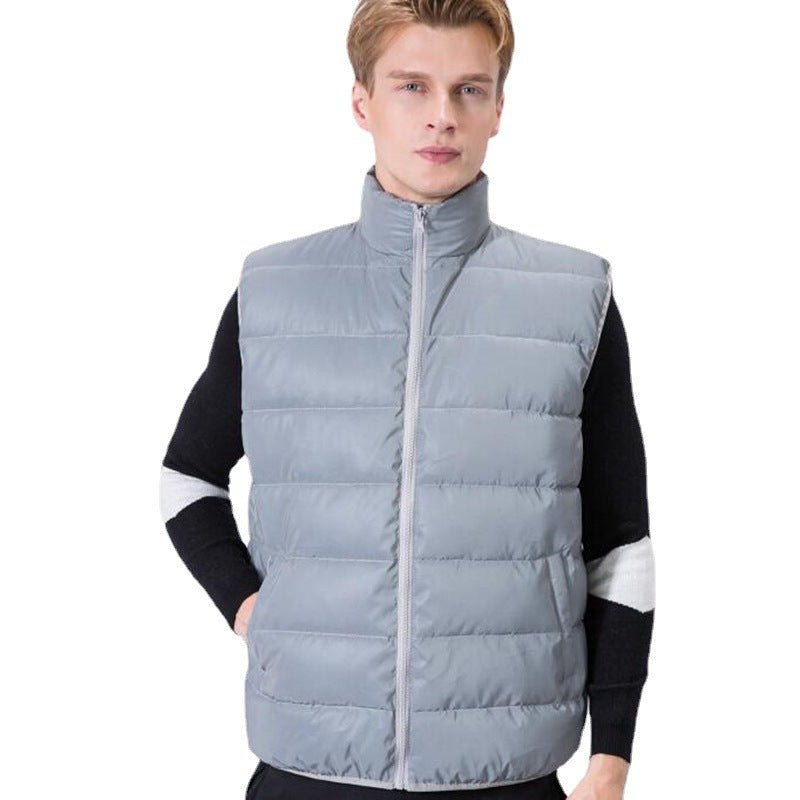 best Fall Winter Reflective Vest Mens Slim Coat Coat Plus Size Vest 0 shop online at M2K Trends for