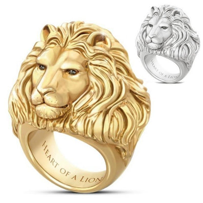 best Fashion Lion Head Pattern Alloy Ring Accessories shop online at M2K Trends for