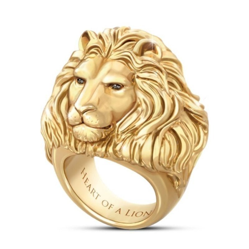 best Fashion Lion Head Pattern Alloy Ring Accessories shop online at M2K Trends for