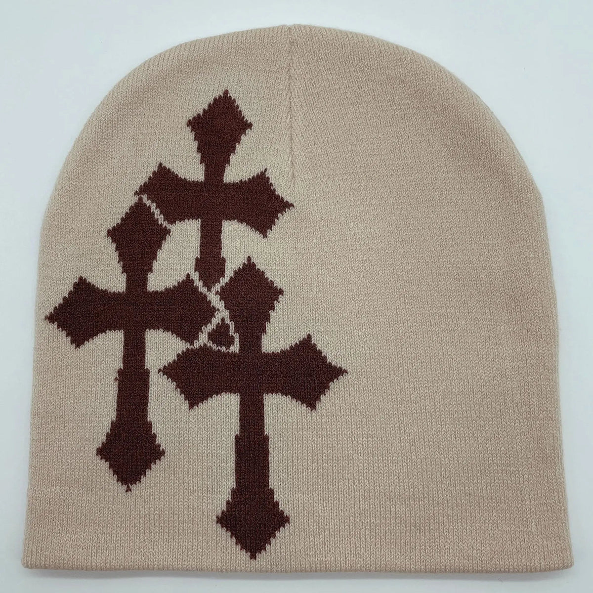 best Fashion Popular Knitted Cap Cross Hip-hop Cap Outdoor Sports Trend Wool Cap Street Beanies Brimless Penny Cap Warm Pullover Cap shop online at M2K Trends for