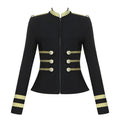 best Fashion Slim Short Coat Blazer Women Patchwork Zipper Coats OL England Style Work Outfits Coat shop online at M2K Trends for Jacket and Coats