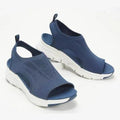best Fish Mouth Flying Woven Viscose Shoes Flat Solid Color Sandals 0 shop online at M2K Trends for