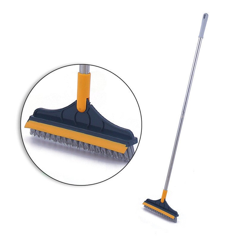 best Floor Gap Cleaning Bristles Brush V-broom Rubber Wiper Glass Bathroom Toilet Tile Water Drying Dust Pet Hair Household Scraper Floor Gap shop online at M2K Trends for Cleaning Bristles Brush V-broom Rubber Wiper