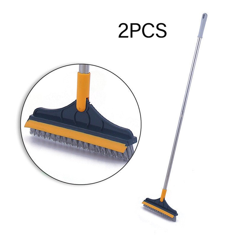 best Floor Gap Cleaning Bristles Brush V-broom Rubber Wiper Glass Bathroom Toilet Tile Water Drying Dust Pet Hair Household Scraper Floor Gap shop online at M2K Trends for Cleaning Bristles Brush V-broom Rubber Wiper