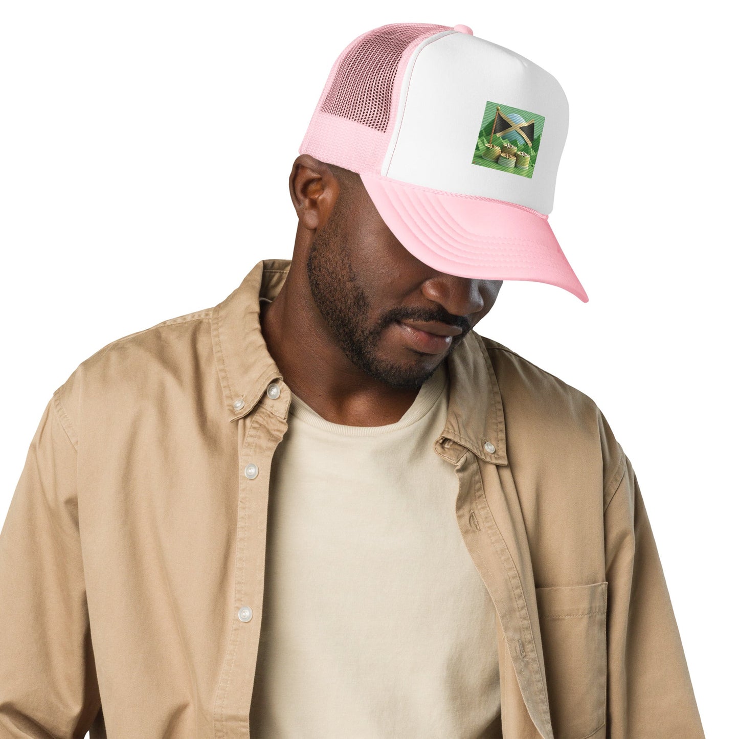 best Foam trucker Jamaica hat cap cap and hat shop online at M2K Trends for Jamaica cap hat