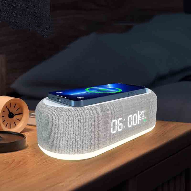 best Four-in-one Small Night Lamp Alarm Clock Wireless Charger Four-in-one Small Night shop online at M2K Trends for #AlarmClocks