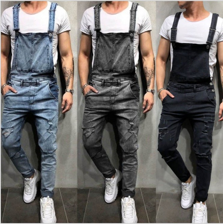 best Frayed Men's Foreign Trade Jeans Trousers And Overalls 0 shop online at M2K Trends for