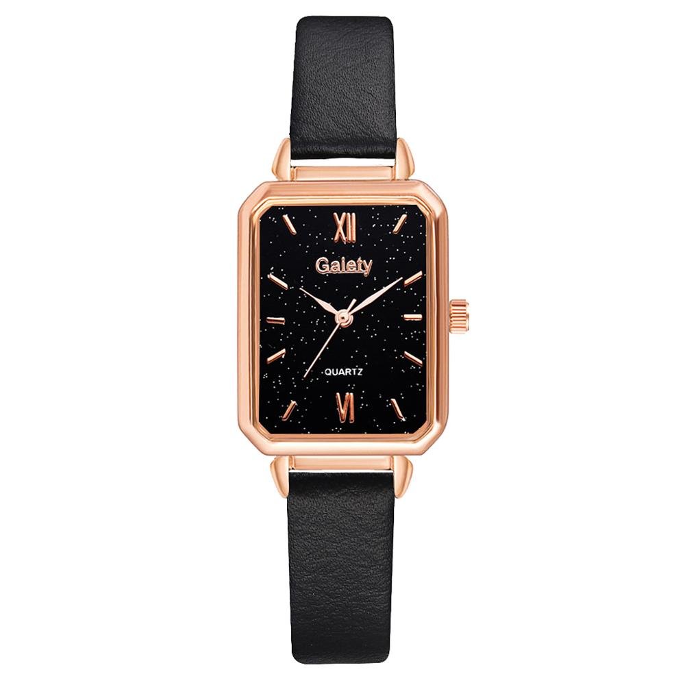 best Gaiety Brand Women Watches Fashion Square Ladies Quartz Watch Bracelet Set Green Dial Simple Rose Gold Mesh Luxury Women Watches Ladies watch shop online at M2K Trends for Watch