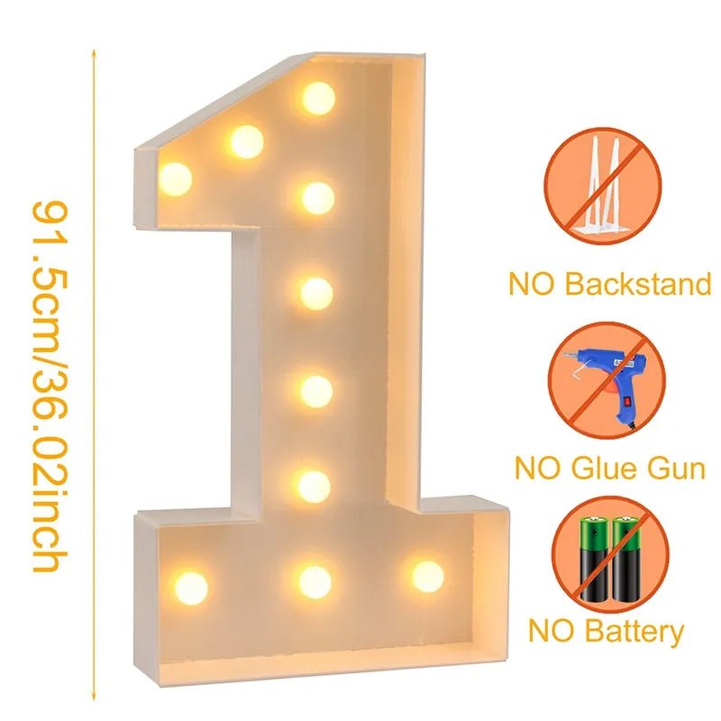 best Giant Number Balloon Filling Box Birthday Balloon Frame Birthday Party Decorations Kids Wedding Anniversary Decor Baby Shower shop online at M2K Trends for