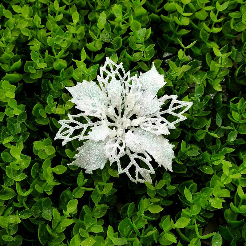 best Glitter Artifical Christmas Flowers Christmas Tree Decorations For Home Fake Flowers Xmas Ornaments New Year Decor 0 shop online at M2K Trends for