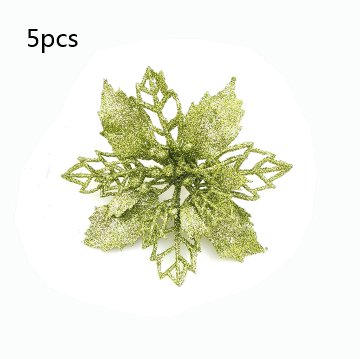 best Glitter Artifical Christmas Flowers Christmas Tree Decorations For Home Fake Flowers Xmas Ornaments New Year Decor 0 shop online at M2K Trends for