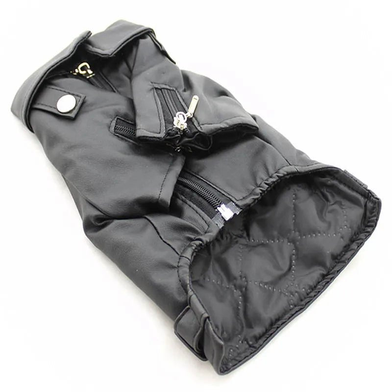 best Glorious Eagle Pattern Dog Coat PU Leather Jacket Soft Waterproof Outdoor Puppy Outerwear Fashion Clothes For Small Pet(XXS-XXL) shop online at M2K Trends for