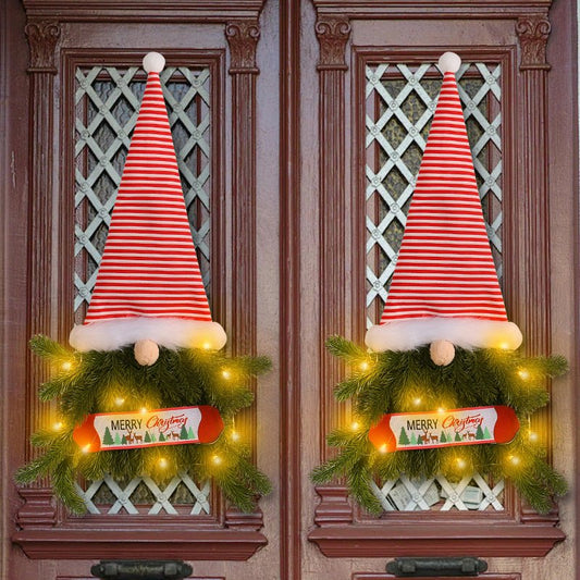 best Glowing Christmas Wreath Upside Down Tree Stripes A Tall Hat 0 shop online at M2K Trends for