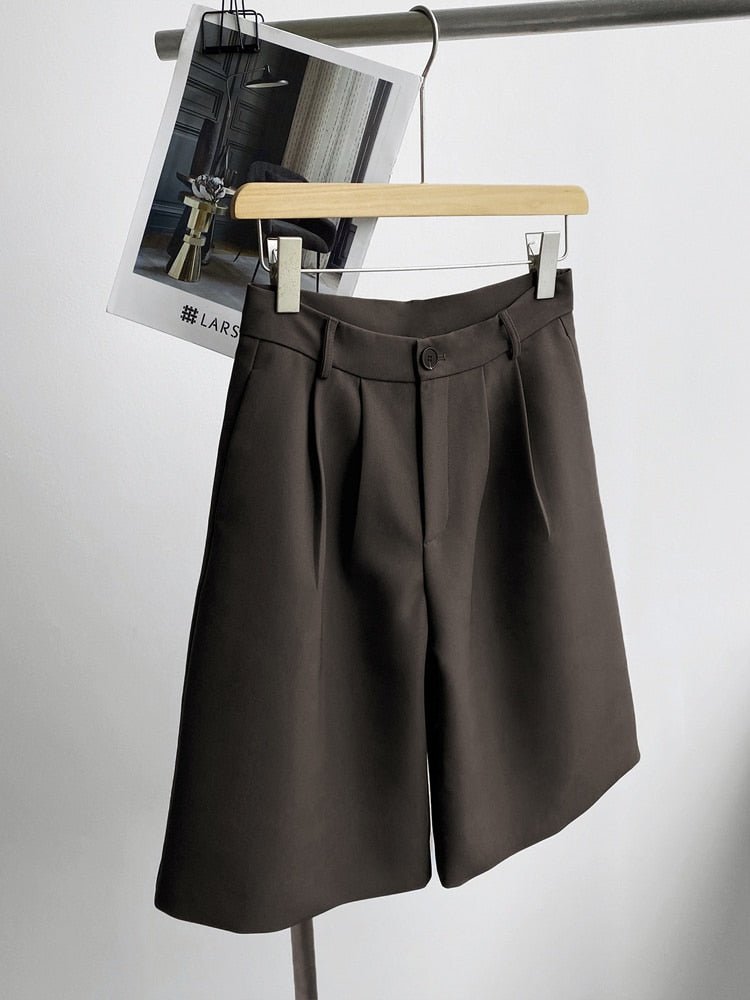 best GOPLUS Woman Pants Vintage Straight Knee Length Trousers Women England Style High Waist Pants Pantalon Femme Spodnie Damskie 0 shop online at M2K Trends for