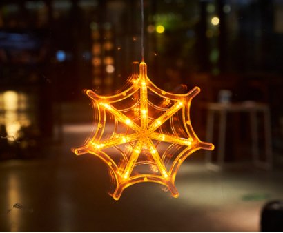 best Halloween Window Hanging LED Lights Spider Pumpkin Hanging Ghost Horror Atmosphere Lights Holiday Party Decorative Lights Home Decor 0 shop online at M2K Trends for