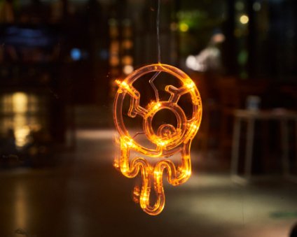 best Halloween Window Hanging LED Lights Spider Pumpkin Hanging Ghost Horror Atmosphere Lights Holiday Party Decorative Lights Home Decor 0 shop online at M2K Trends for