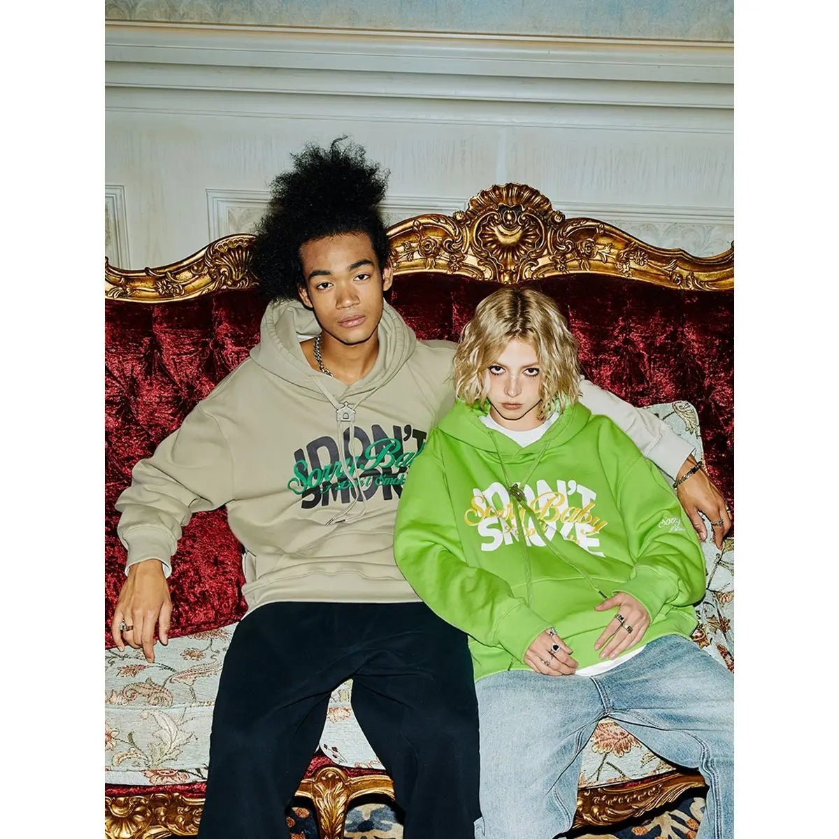 best Harajuku Corduroy Letter Print Hoodies for Men America Fashion Dopamine Long Sleeve Oversized Hoodie Women Y2K Casual Coats shop online at M2K Trends for