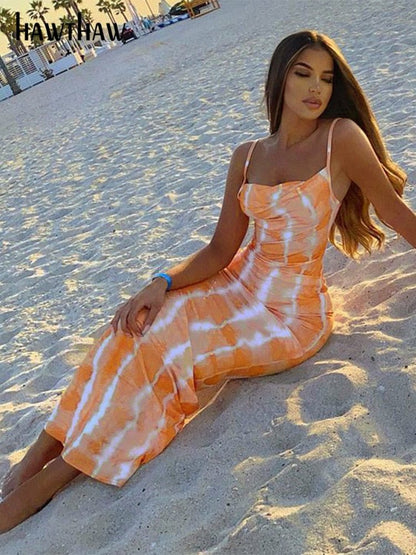 best Women Summer Party Sleeveless Slim Beach Long Dress Female Clothing Streetwear 0 shop online at M2K Trends for