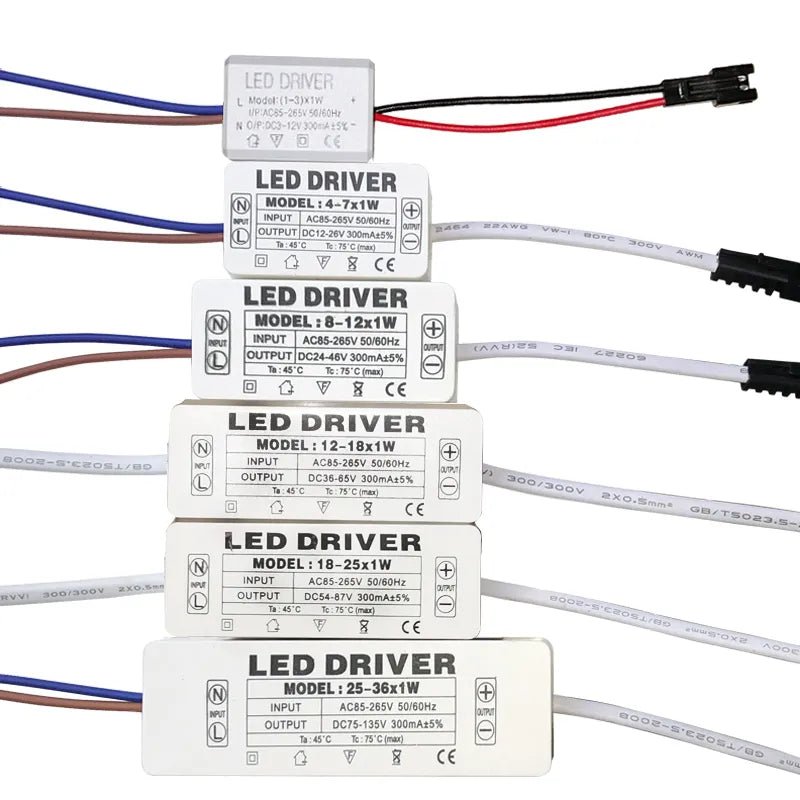 best High Quality 1W 7W 15W 18W 24W 36W Power Supply LED Driver Adapter Transformer Switch For LED Lights shop online at M2K Trends for