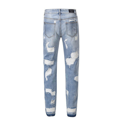 best High Street Washed Distressed Slim-fit Ripped Jeans 0 shop online at M2K Trends for