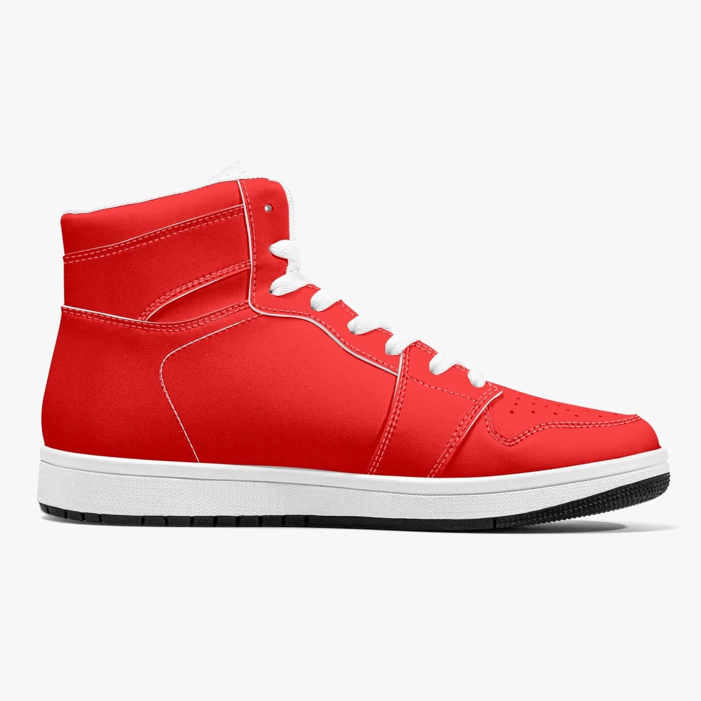 best High-Top Leather Sneakers/shoes Red ( black or white bottom) Bestsellers shop online at M2K Trends for fashion