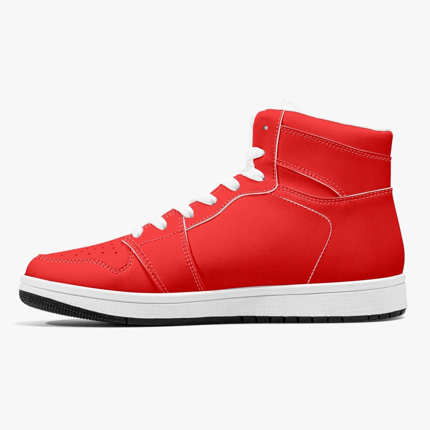 best High-Top Leather Sneakers/shoes Red ( black or white bottom) Bestsellers shop online at M2K Trends for fashion