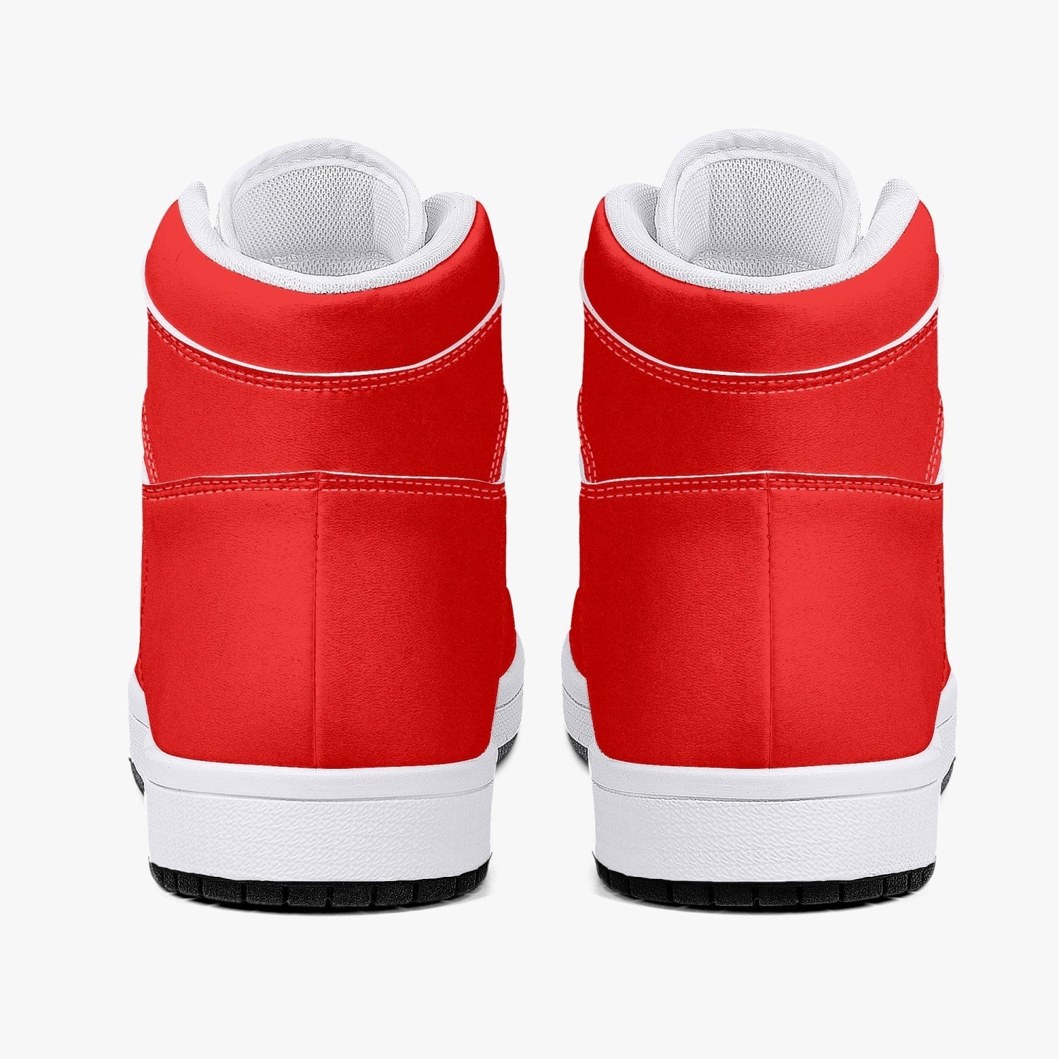 best High-Top Leather Sneakers/shoes Red ( black or white bottom) Bestsellers shop online at M2K Trends for fashion