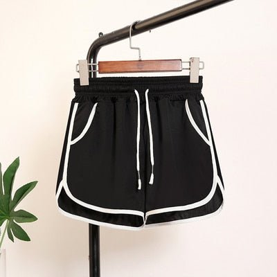 best High Waist Shorts Women Patchwork Body Fitness Workout Summer Shorts Female Elastic Loose Casual Shorts Women's Clothing 0 shop online at M2K Trends for