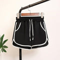 best High Waist Shorts Women Patchwork Body Fitness Workout Summer Shorts Female Elastic Loose Casual Shorts Women's Clothing 0 shop online at M2K Trends for