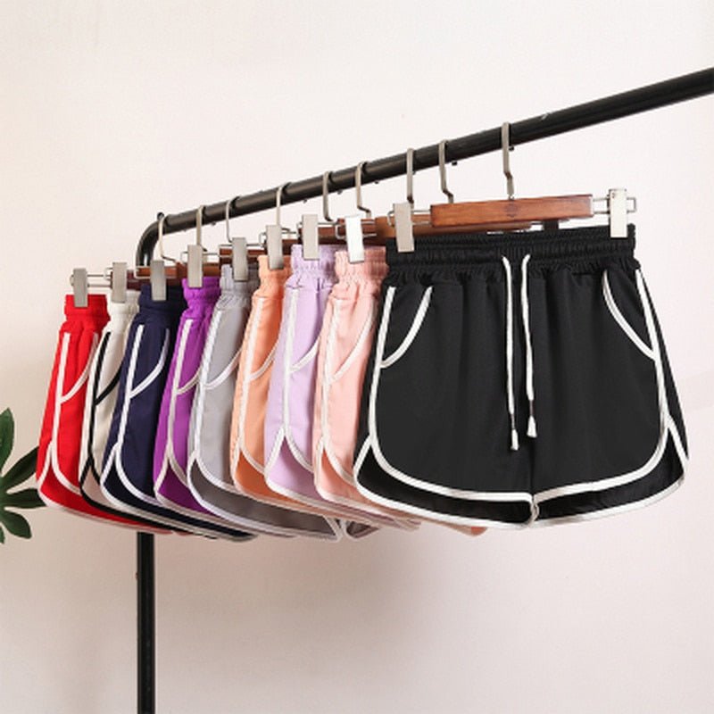 best High Waist Shorts Women Patchwork Body Fitness Workout Summer Shorts Female Elastic Loose Casual Shorts Women's Clothing 0 shop online at M2K Trends for