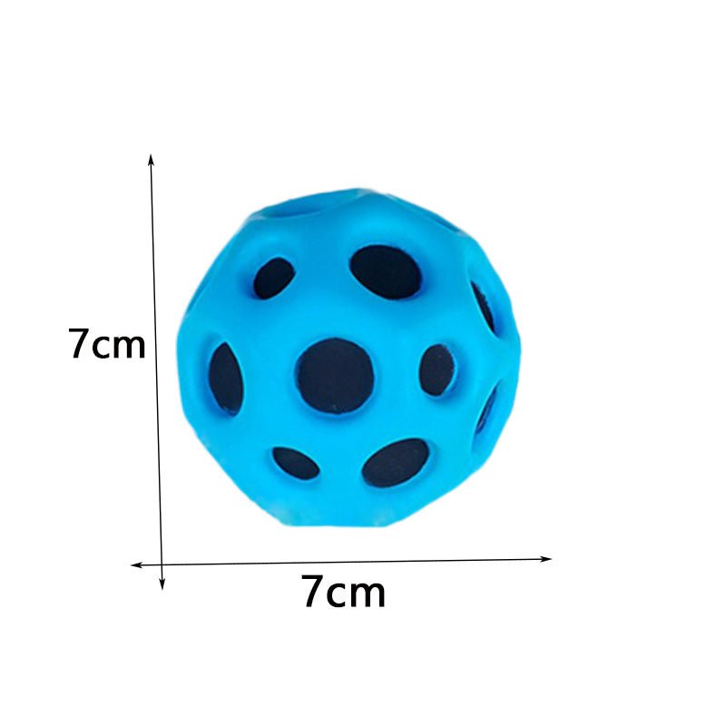 best Hole Ball Soft Bouncy Ball Anti-fall Moon Shape Porous Bouncy Ball Kids Indoor Outdoor Toy Ergonomic Design 0 shop online at M2K Trends for