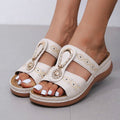 best Hollow Out Slippers Slides Large Size Summer Wedge Sandals Roman Shoes 0 shop online at M2K Trends for